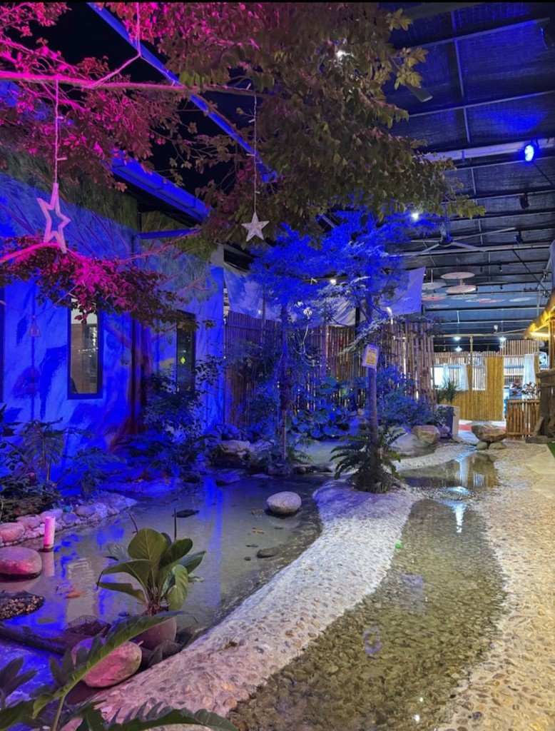 Fish pond at Farmer Village